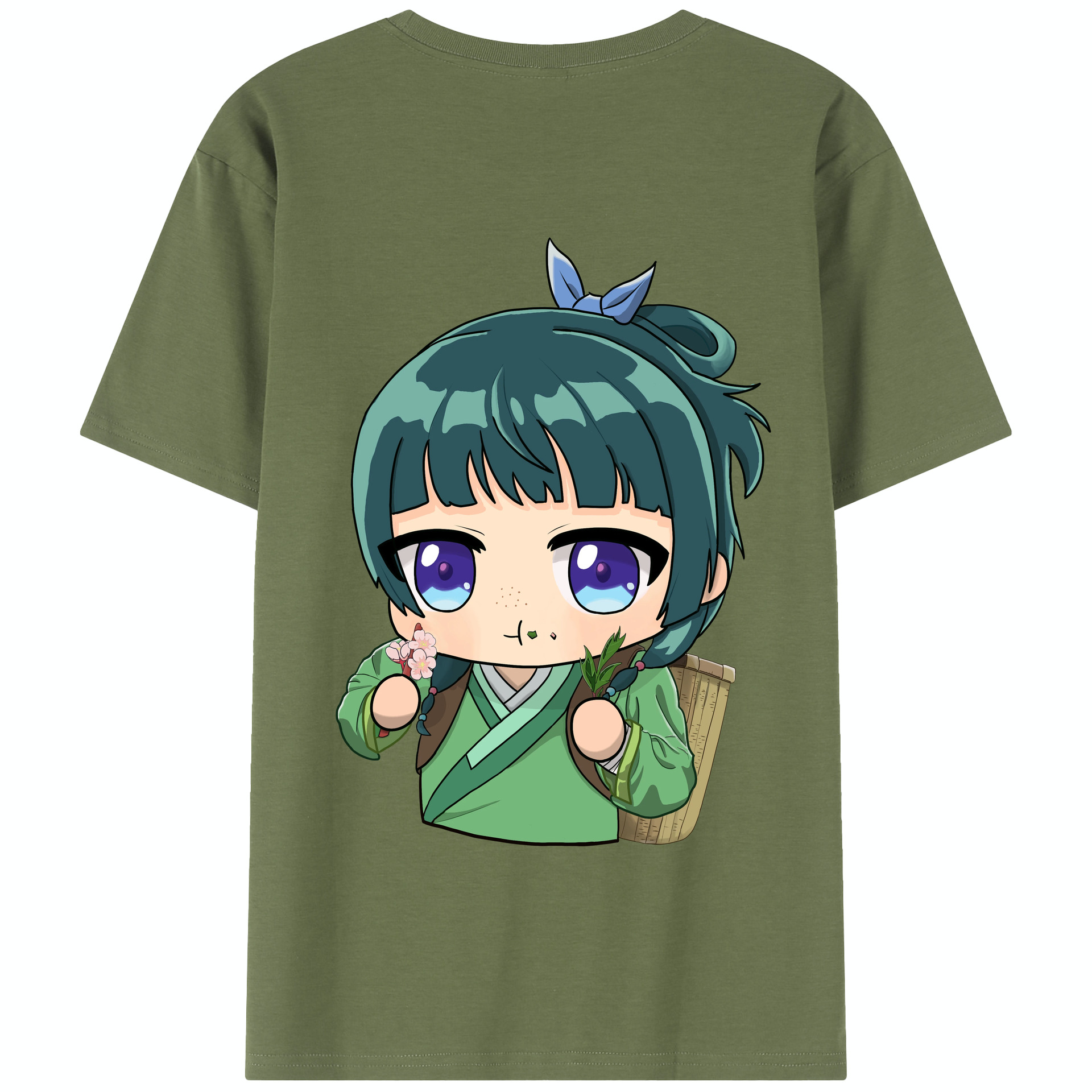 （画像用） 薬屋のひとりごと The Apothecary Diaries 綿100％半袖Tシャツ（背面プリント）